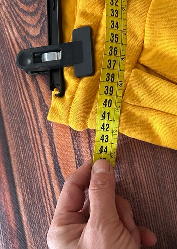 Sarı Kadın Rahat Kesim Eşofman Takımı - Görsel 8