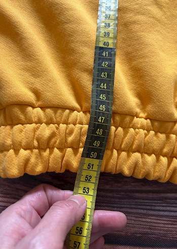 Sarı Kadın Rahat Kesim Eşofman Takımı - Görsel 6