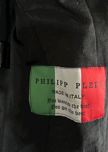 Kemer Detaylı Siyah Deri Biker Ceket - Görsel 11