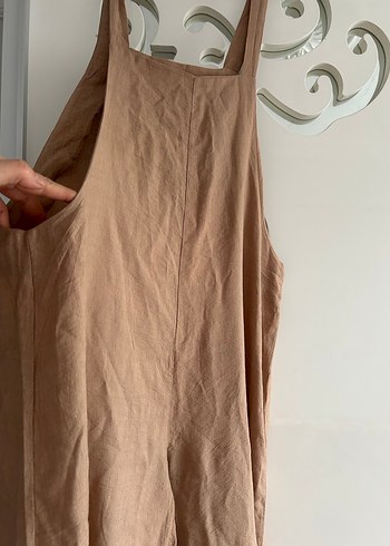 Bej Keten Salaş Tulum - Görsel 3