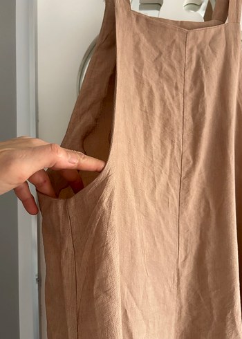 Bej Keten Salaş Tulum - Görsel 4