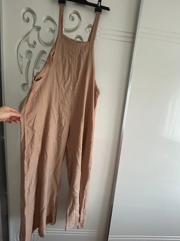 Bej Keten Salaş Tulum - Görsel 2