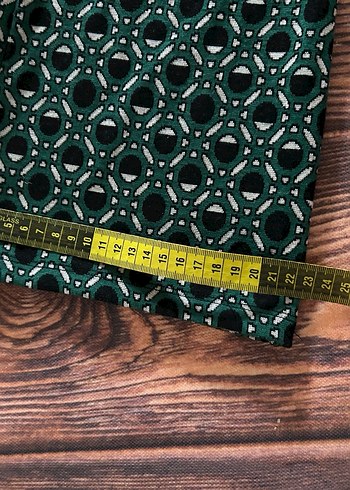 Yeşil Bohem İspanyol Paça Pantolon - Görsel 5