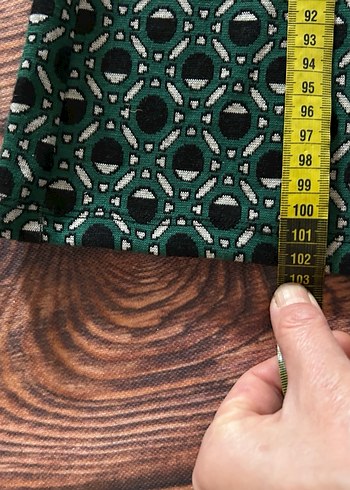 Yeşil Bohem İspanyol Paça Pantolon - Görsel 4