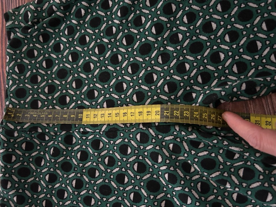 Yeşil Bohem İspanyol Paça Pantolon - Görsel 3