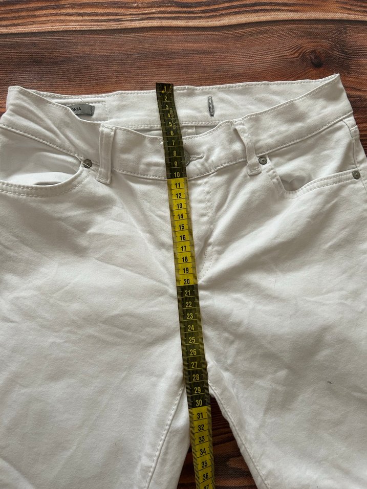 Beyaz Kadın Skinny Denim Pantolon - Görsel 5