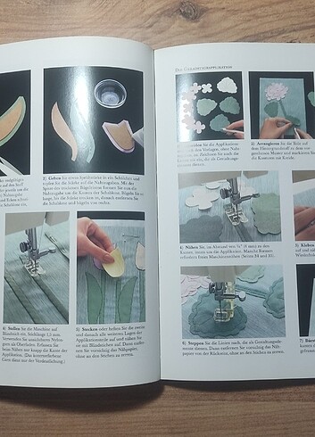 Patchwork dikme ve aplike teknik kitabı.