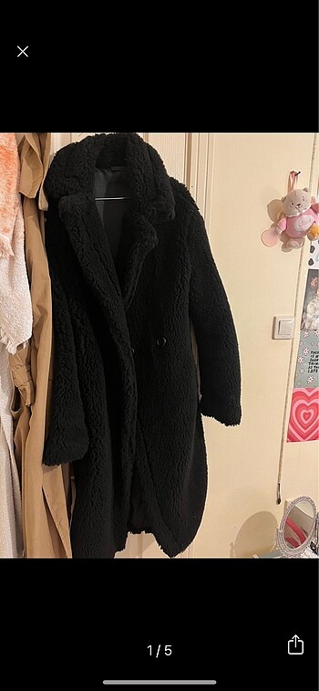 siyah peluş kaban