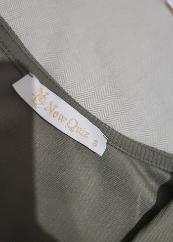 V Yaka Gri Kadın Bluz, Uzun Kollu, Dar Kesim - Görsel 2