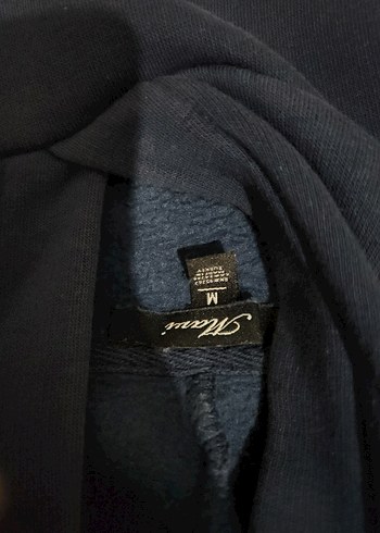 Kadın Lacivert Boğazlı Sweatshirt - Görsel 3