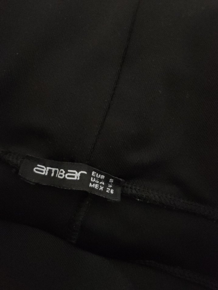 Kadın Siyah Yüksek Bel Mini Şort - Görsel 3