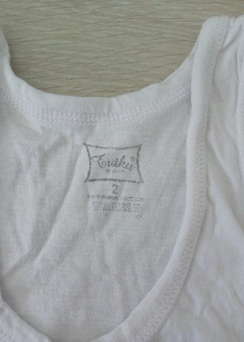 Beyaz Erkek Çocuk Atlet - 2 - Görsel 2