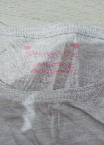 Kız Çocuk Gri Kısa Kollu Payetli Tişört - Görsel 2