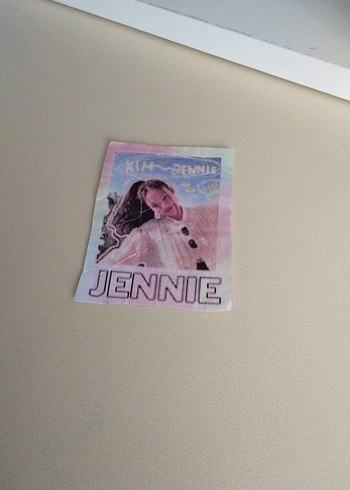 Pembe Pastel Mouse Pad - Jennie Baskılı