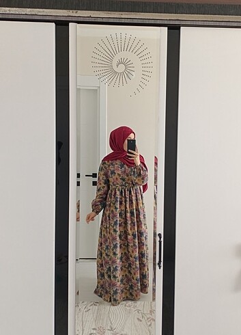 Diğer Çift katlı Müslin robalı elbise