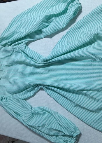 Turkuaz Renkli Hamile Gömlek - Görsel 2