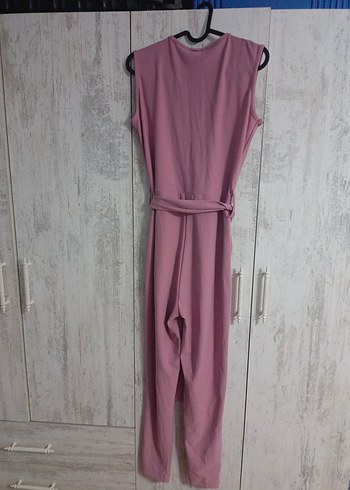 Pembe Kemerli Kadın Uzun Tulum - Görsel 3