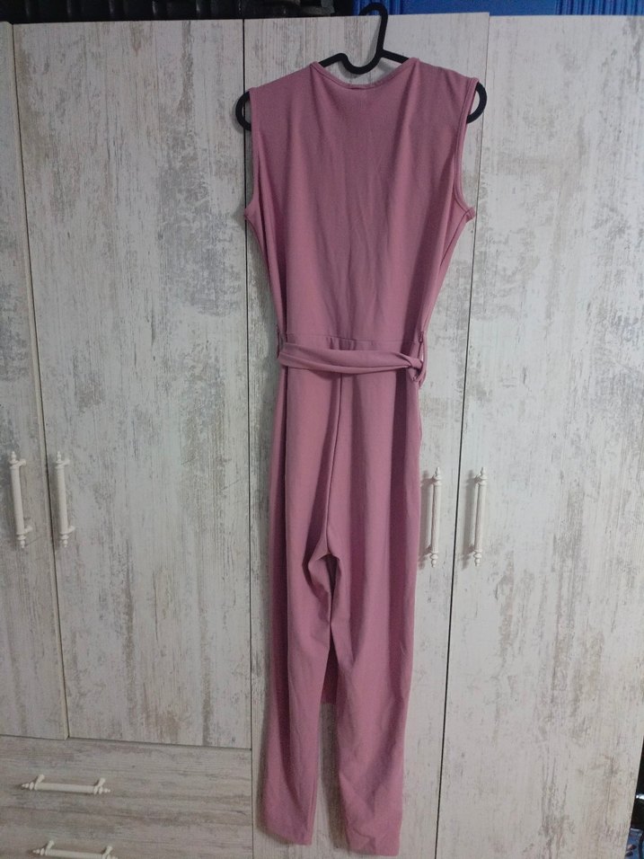 Pembe Kemerli Kadın Uzun Tulum - Görsel 3