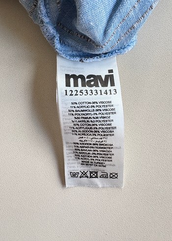 m Beden mavi Renk Mavi Bluz