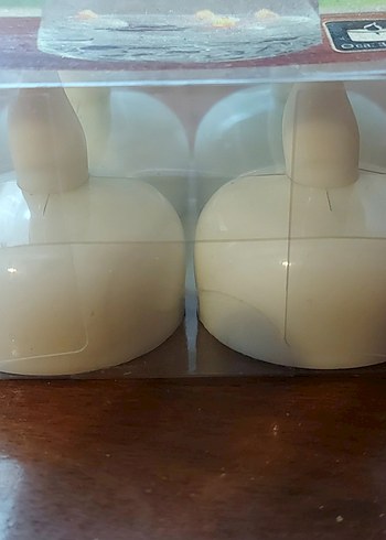 Beyaz Yüzen Tealight Mum 4'lü - Görsel 2