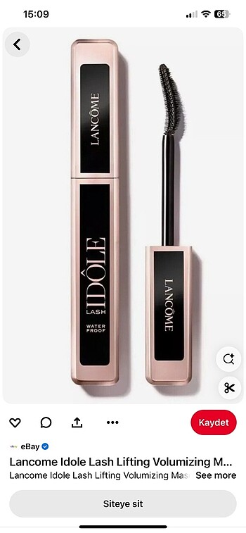 Lancome lash idole mascara waterproof