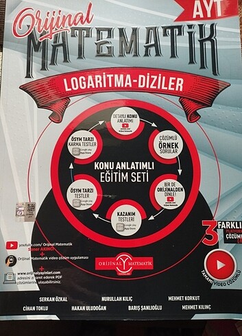 Orijinal yayinlari logaritma dizi fasikülu