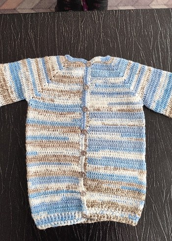 Erkek Çocuk Örgü Hırka - Görsel 2