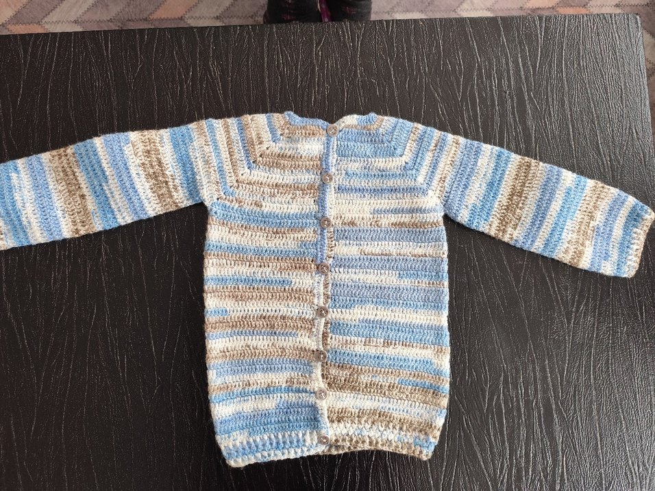 Erkek Çocuk Örgü Hırka - Görsel 2