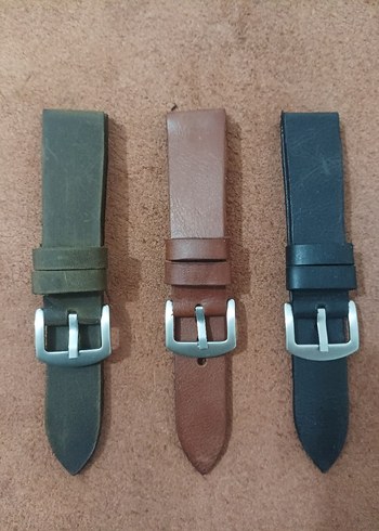 Vintage Tarzda Kahverengi Erkek Saat Kayışı - Görsel 8