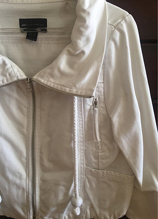 xs Beden beyaz Renk Mango kot ceket