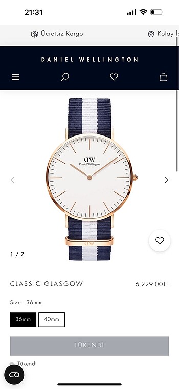 Daniel Wellington Kadın Saat