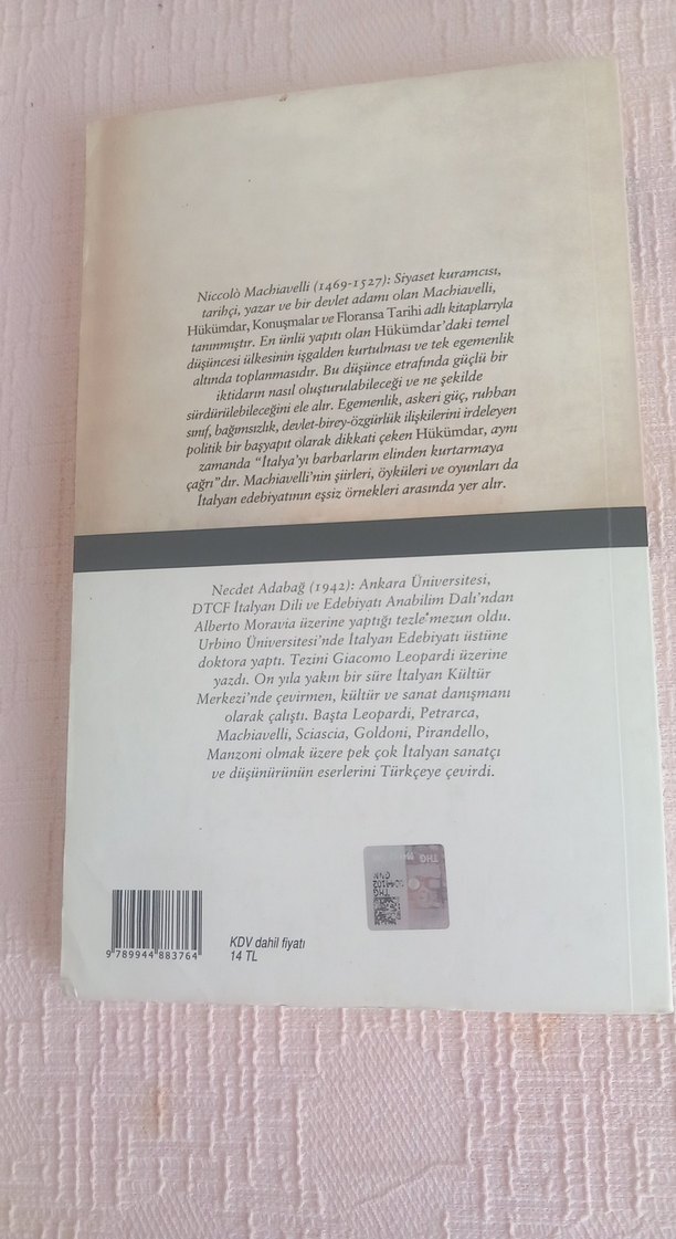 Hükümdar - Niccolò Machiavelli Roman - Görsel 3