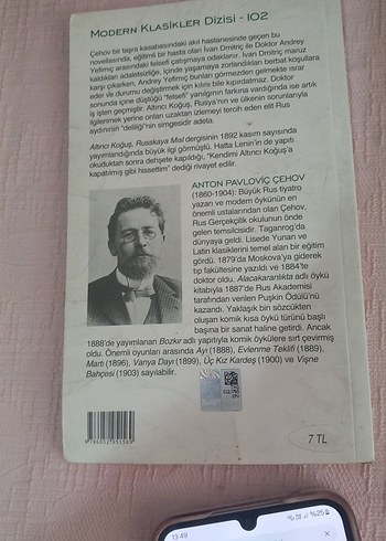 Anton Çehov - Altıncı Koğuş Romanı - Görsel 3
