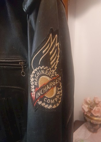 TREVOR KULLANILMAMIŞ, KAHVERENGİ YAKASİ KÜRKLÜ BİKER DERİ CEKET - Görsel 7