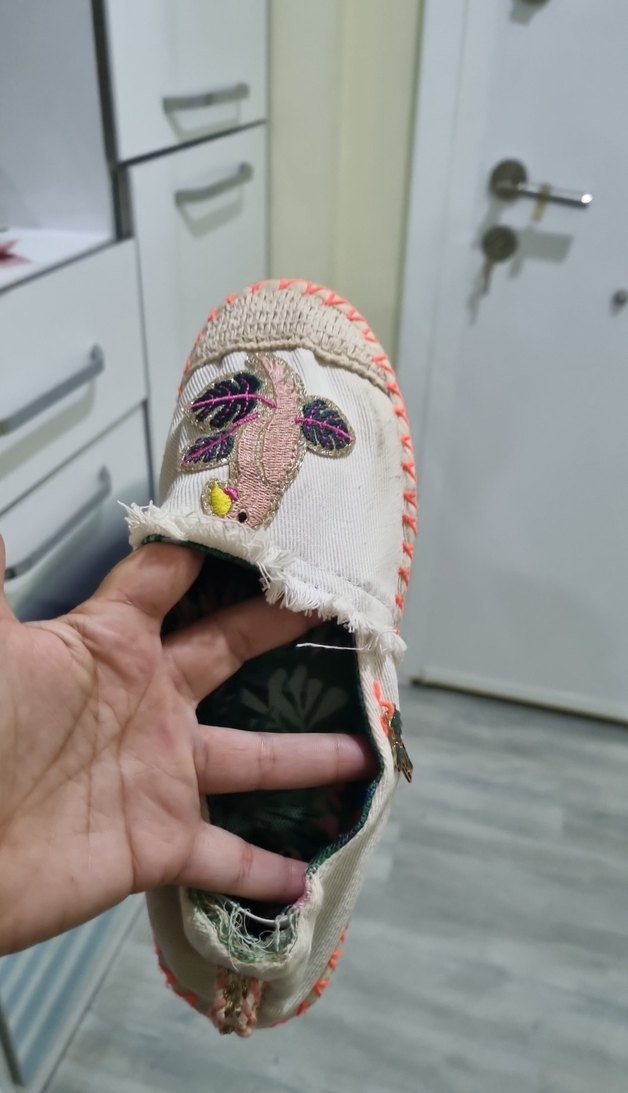 Boncuk İşlemeli Beyaz Bohem Espadril
Hollanda malıdır - Görsel 3