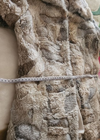 Bohem Midi Kadın Suni Kürk Ceket - Görsel 5