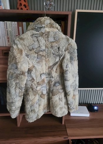 Bohem Midi Kadın Suni Kürk Ceket - Görsel 3