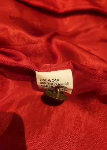 Bordo Vintage Kadın Blazer Ceket - Görsel 6