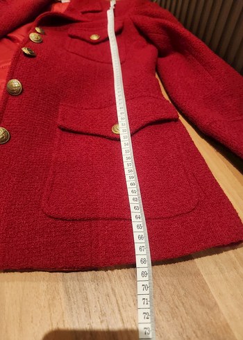 Bordo Vintage Kadın Blazer Ceket - Görsel 5