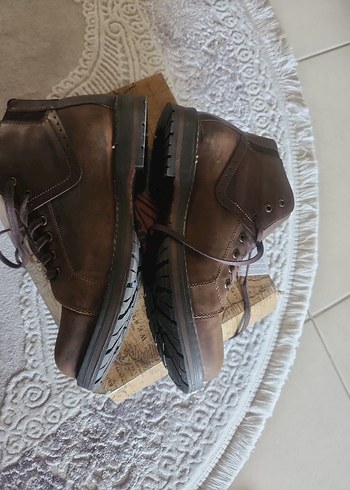 Erkek Kahverengi Deri Bot - Görsel 5