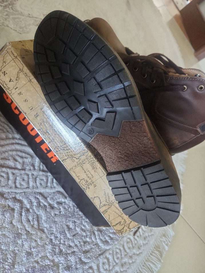 Erkek Kahverengi Deri Bot - Görsel 2