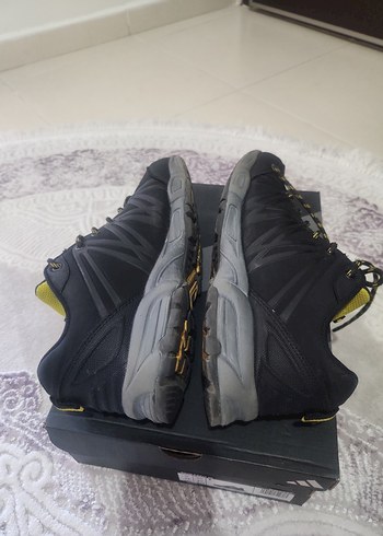 Erkek Gri Sarı Bağcıklı Outdoor Spor Ayakkabı - Görsel 6