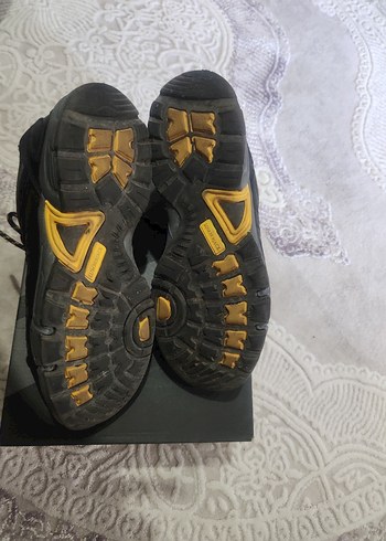 Erkek Gri Sarı Bağcıklı Outdoor Spor Ayakkabı - Görsel 7