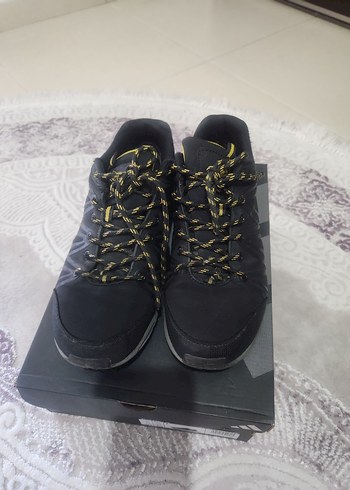 Erkek Gri Sarı Bağcıklı Outdoor Spor Ayakkabı - Görsel 2