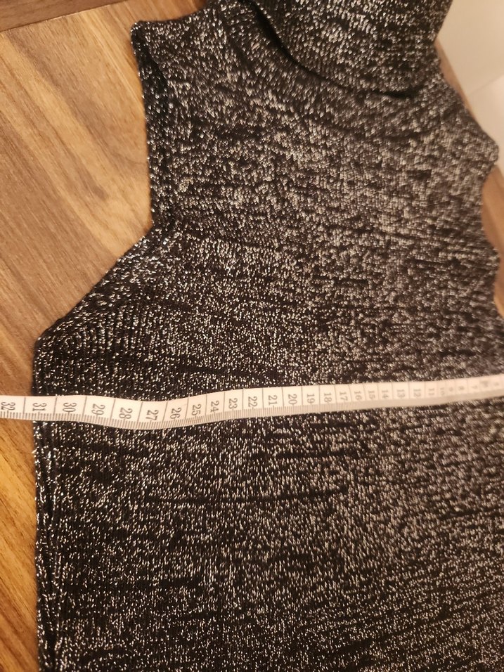 Siyah Boğazlı Kolsuz Triko Kadın Kazak - Görsel 3