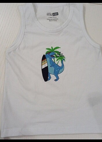 HelloBaby Hello baby Ebebek 5 yaş tshirt beyaz