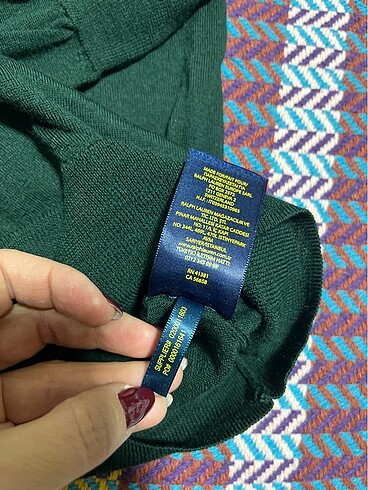 xs Beden Polo merino wool kazak