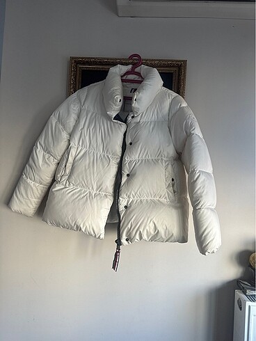Tommy Hilfiger Tommy hilfiger gerçek kaz tüyü anorak mont xs beden
