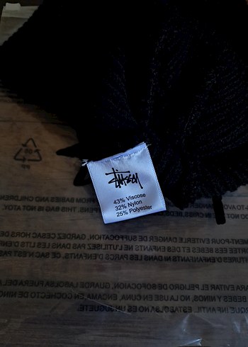 Stüssy Stock Cuff Siyah Bere - Görsel 4