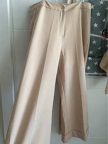 Duble paça midi boy pantolon
